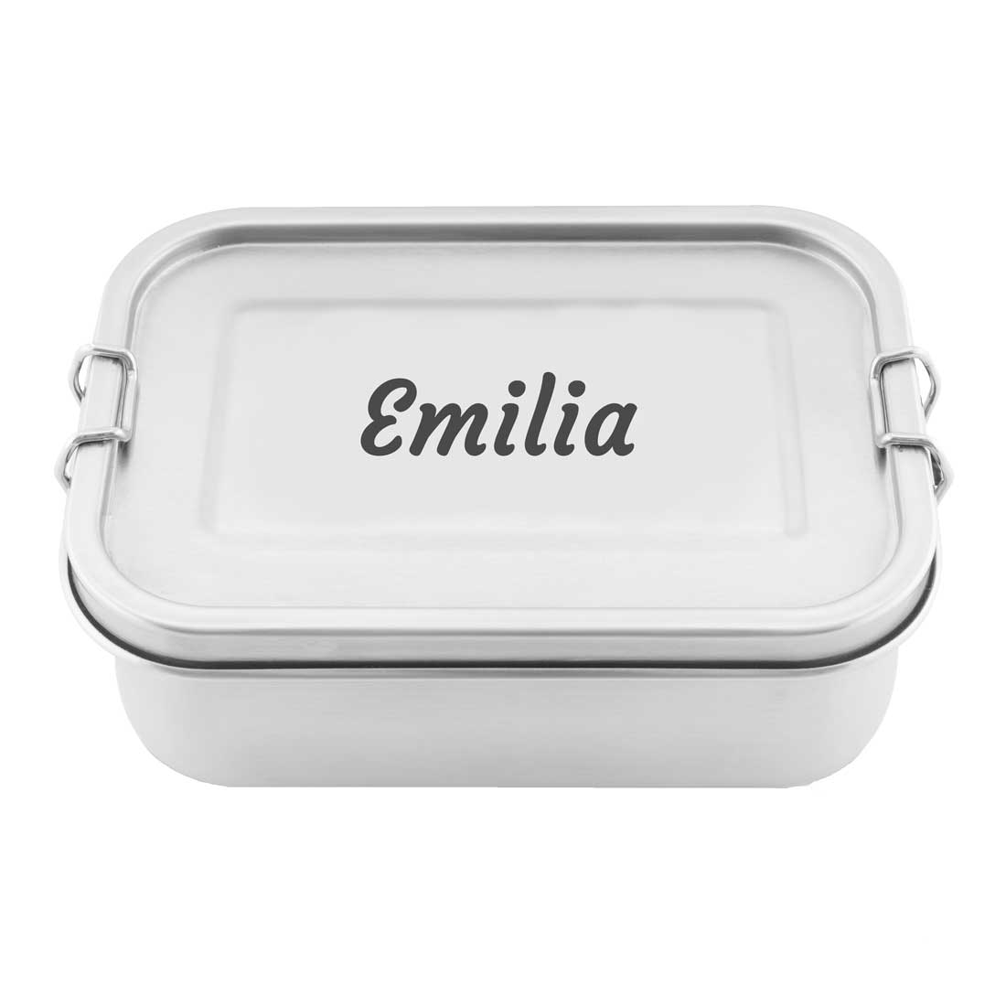 Brotdose Edelstahl mit Gravur